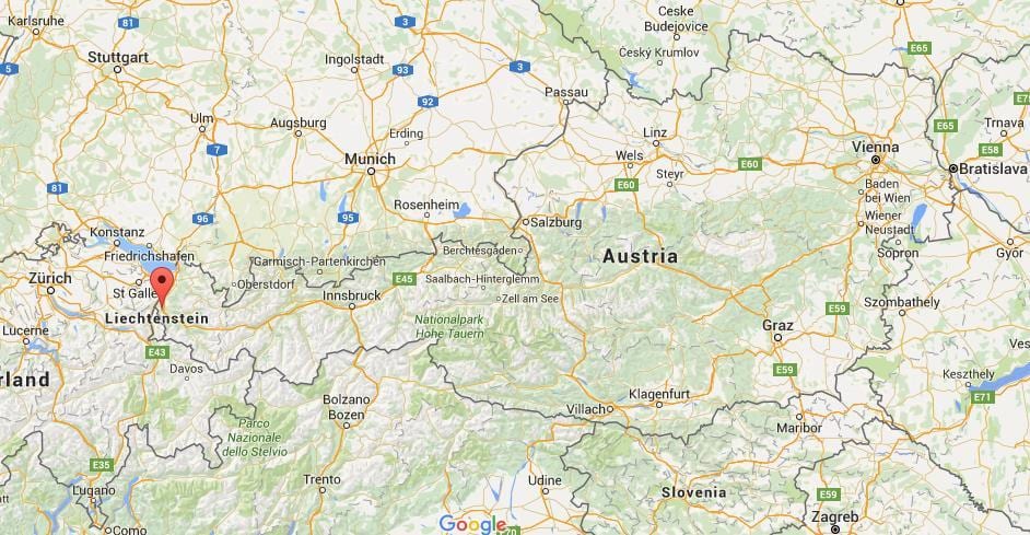 harta din feldkirch, austria