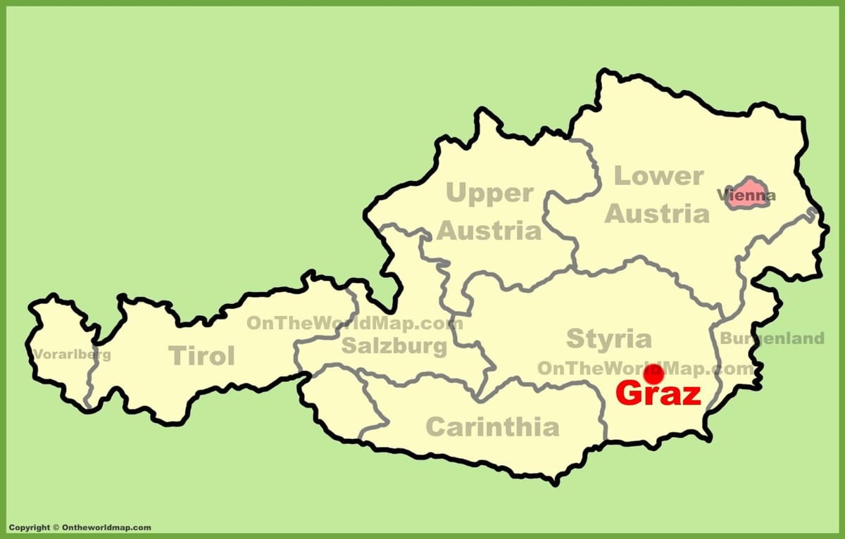 harta graz austria