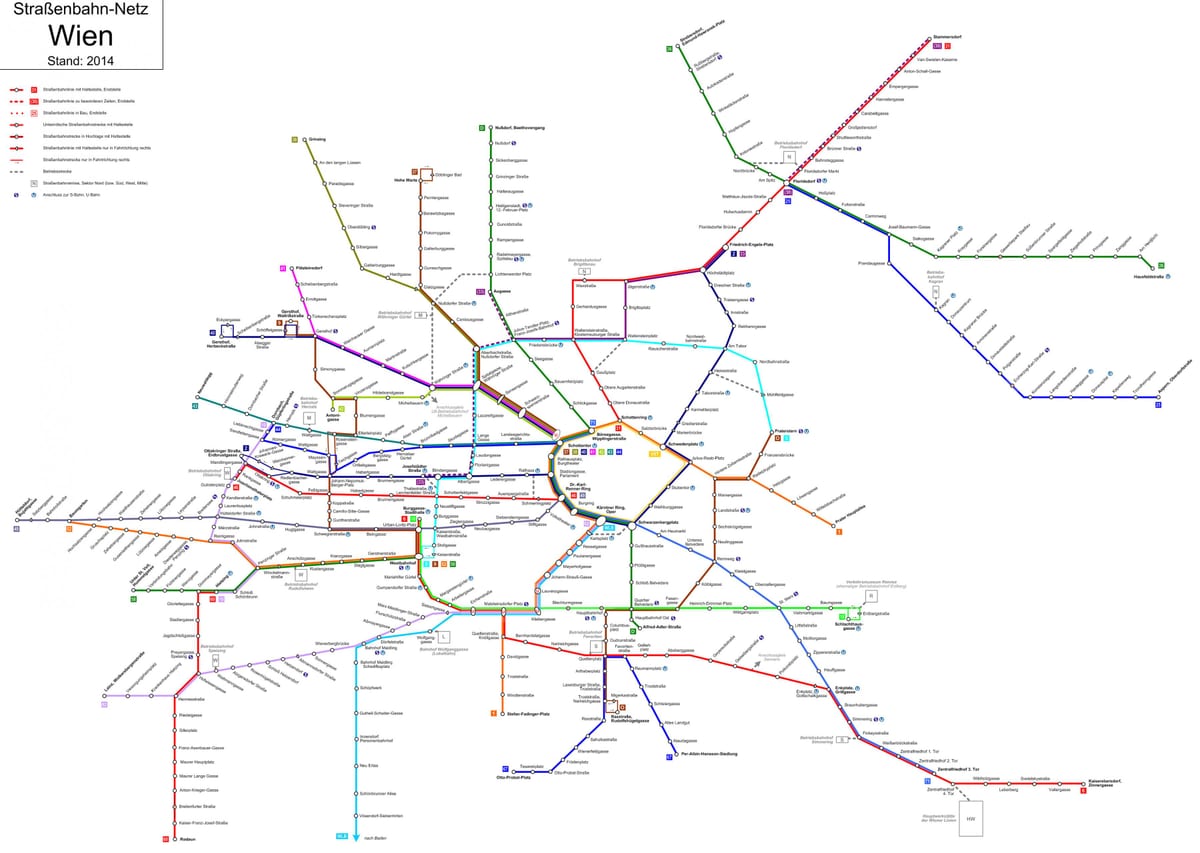 viena, austria hartă de metrou