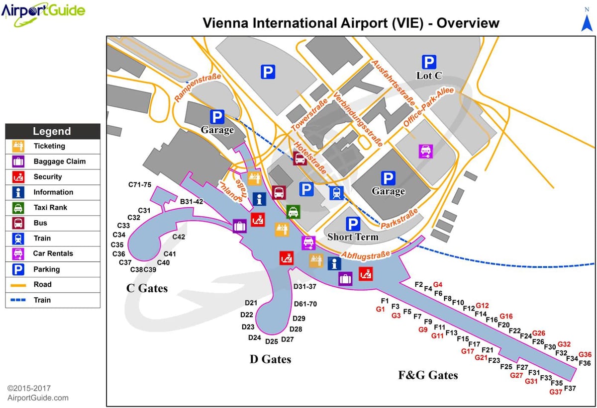 harta viena austria aeroport