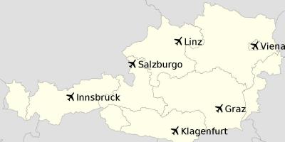 Aeroporturi din austria hartă