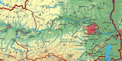 Harta austria inferioară