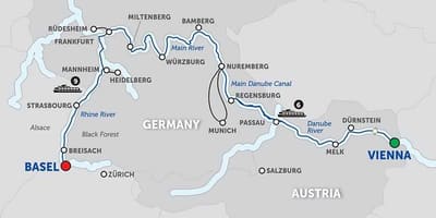 Harta austria râu