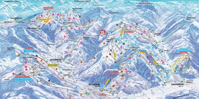 Schi Austria hartă