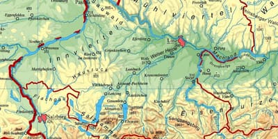 Harta austria superioară
