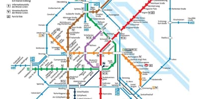 Austria hartă de metrou