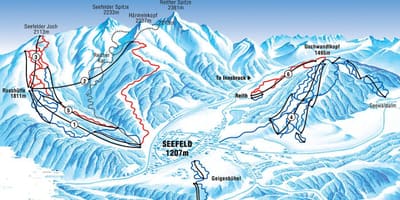 Harta seefeld, austria