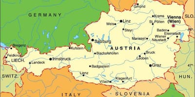 Austria innsbruck hartă