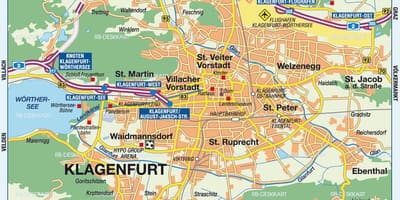 Harta klagenfurt austria