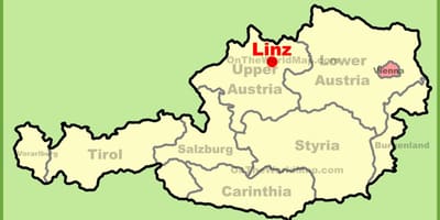 Hartă linz austria