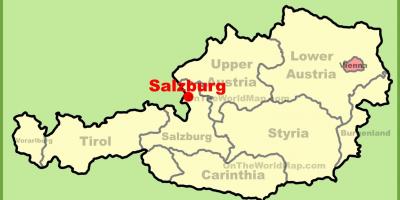 Austria salzburg hartă