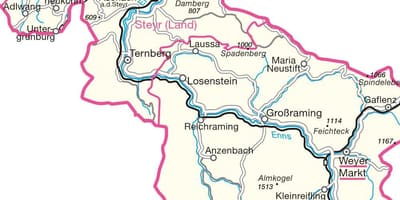 Harta steyr austria 