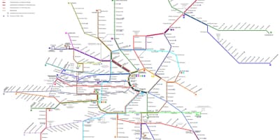 Viena, austria hartă de metrou